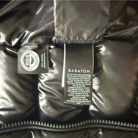 Aritzia Shiny Black Long Puffer Jacket - Picture 10 of 12